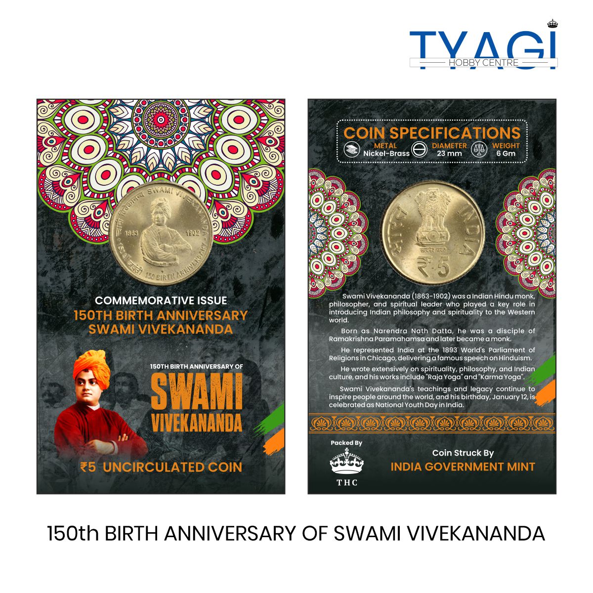 150th BIRTH ANNIVERSARY OF SWAMI VIVEKANANDA