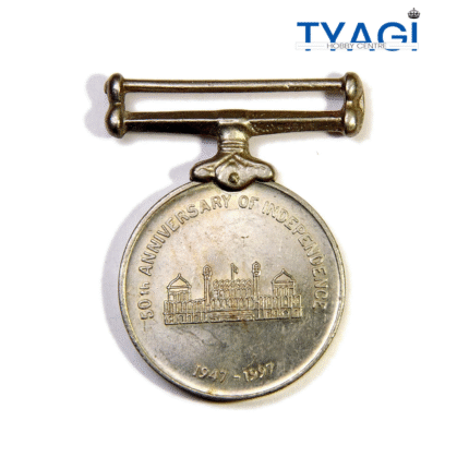 50th ANNIVERSARY OF INDEPENDENCE 1947-1997 MEDAL