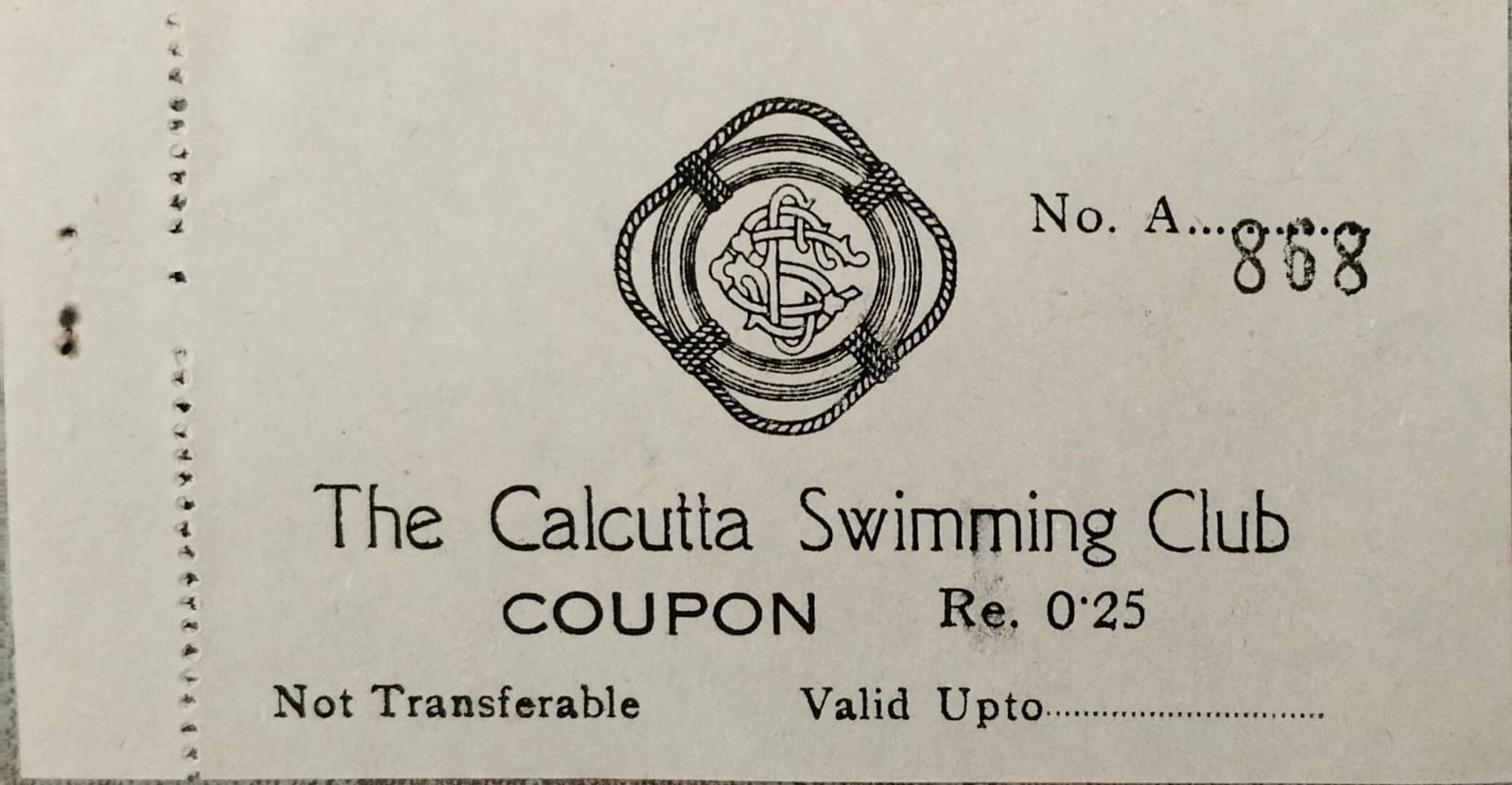 CULCUTTA SWIMMING CLUB 25 P
