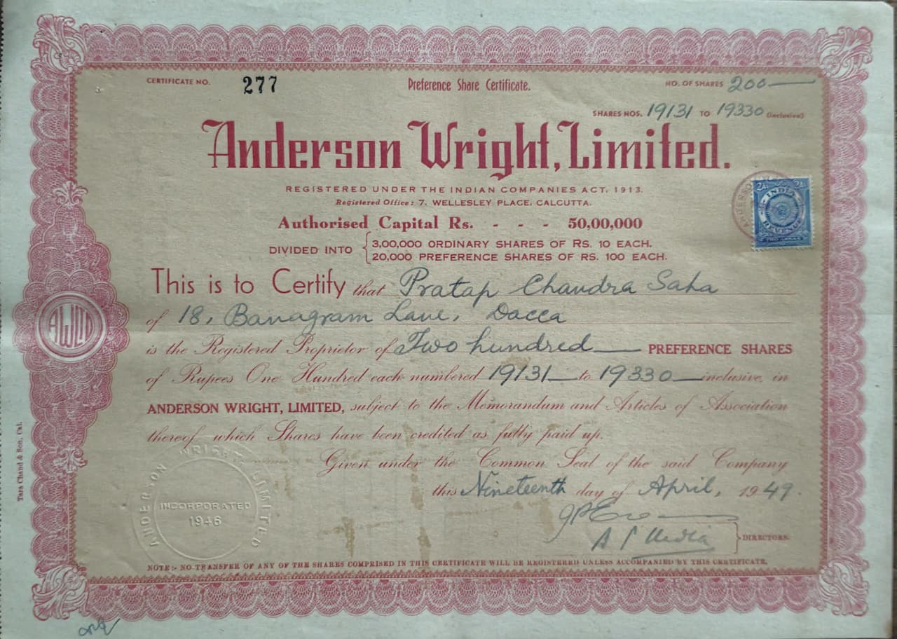 42 ANDERSON WRIGHT LIMITED